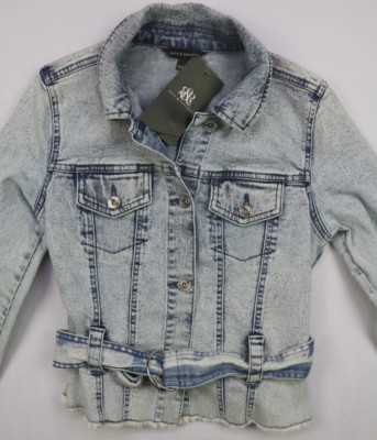 Rock & Republic Womens Denim Jean Jacket Size Small, New NWT