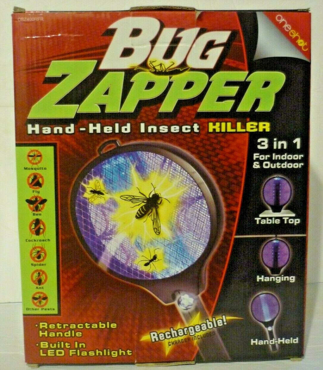 One Shot Hanging Bug Zapper Zappers