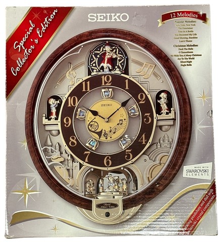 Seiko Swarovski Crystal 12 Melodies In Motion Special