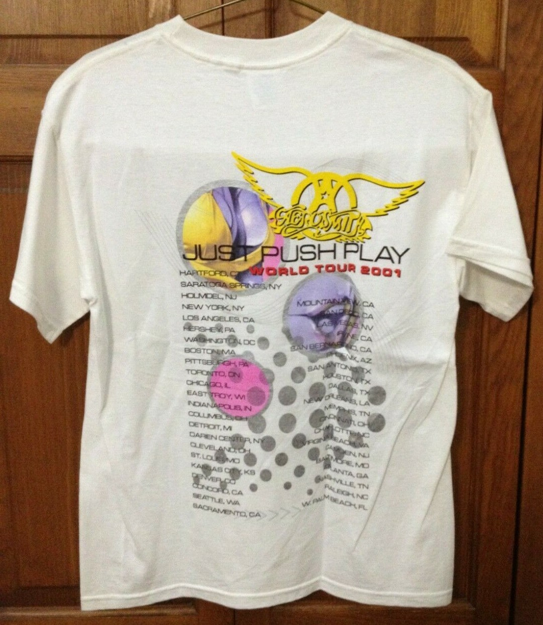 aerosmith just push play t shirt