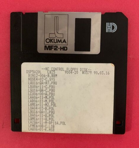 Okuma LB25 NC Control Floppy Disk OSP5020L | #4544