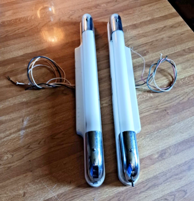 Vintage fluorescent light fixtures on sale for sale