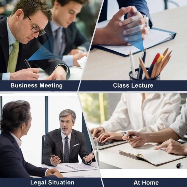 Collage of professional and educational settings in action.