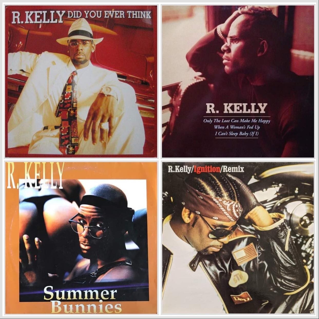 R.Kelly / 4 Records set Summer Bunnies, Did You Ever Think, Ignition Remix etc. R.Kelly / 4 Records set Summer Bunnies, Did You Ever Think, Ignition Remix etc.