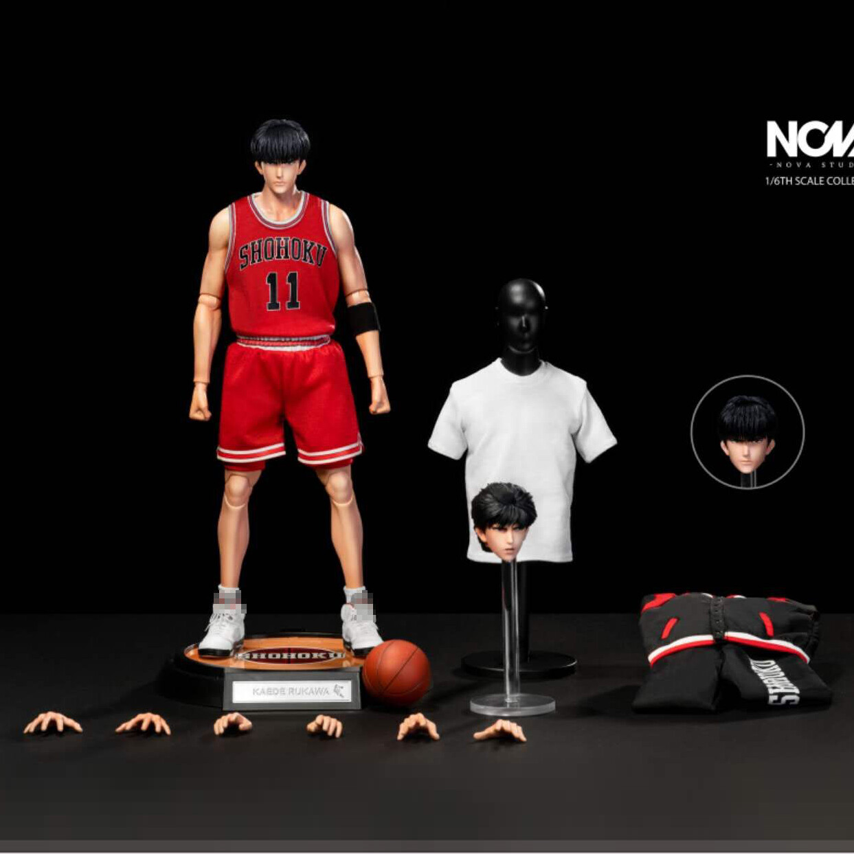 NOVA Studio 『スラムダンク』 SLAM DUNK 流川 楓 1/6 NOVA Studio Rukawa Kaede SLAM DUNK 1/6 Action Figure Model