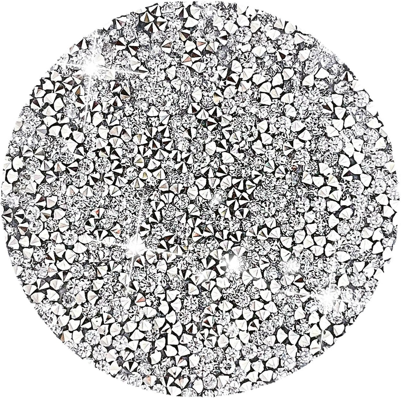 Silver Placemats Set of 2 Crushed Diamond Decor Silver Heat Resistant Mat Rhines