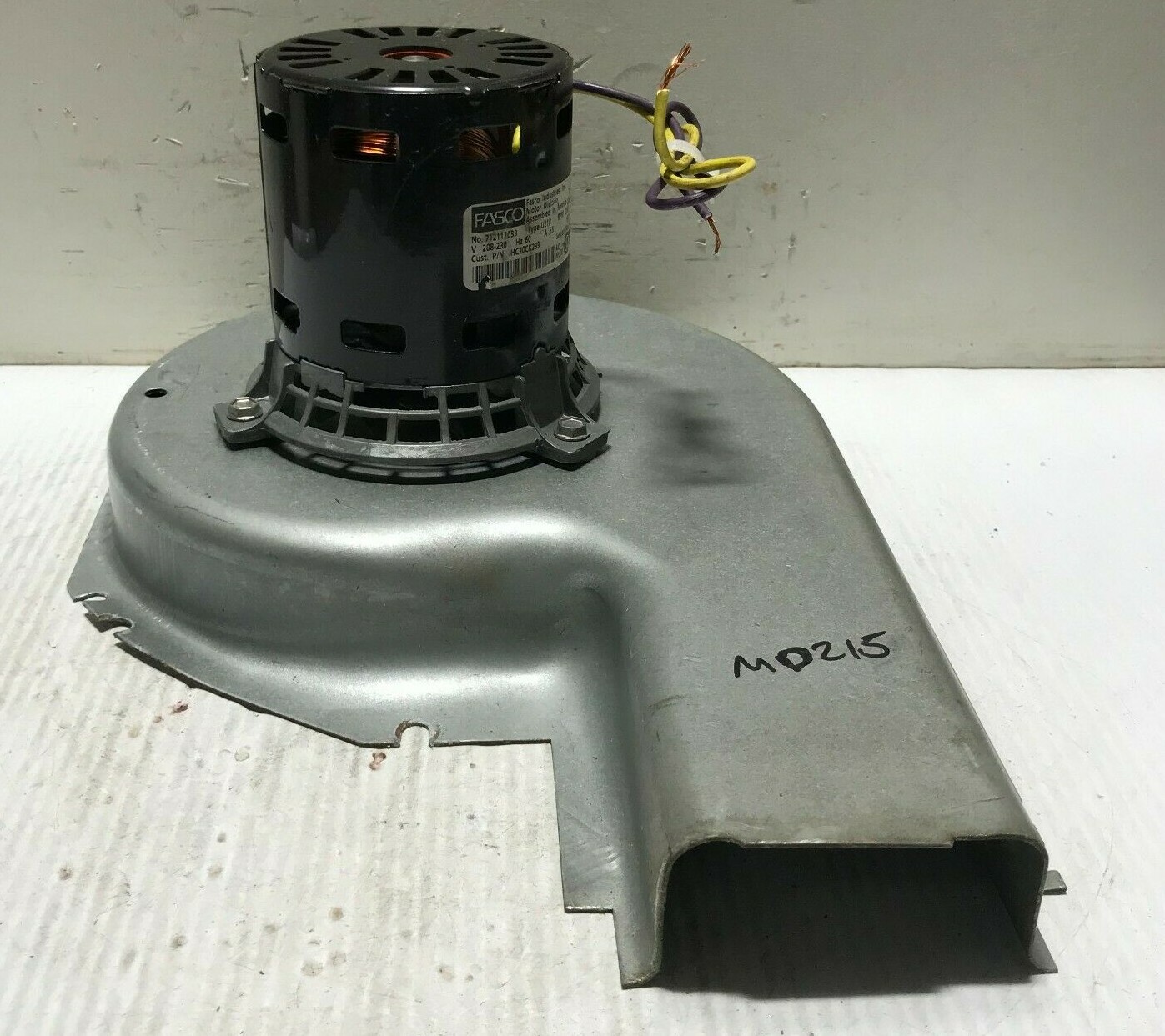 FASCO 712112033 Draft Inducer Blower Motor Assembly