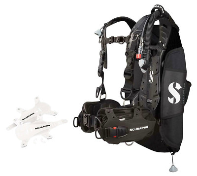 Scubapro Hydros Pro Women's BCD Large Black Back Inflate(SPRO-21.736.400-BLACK)