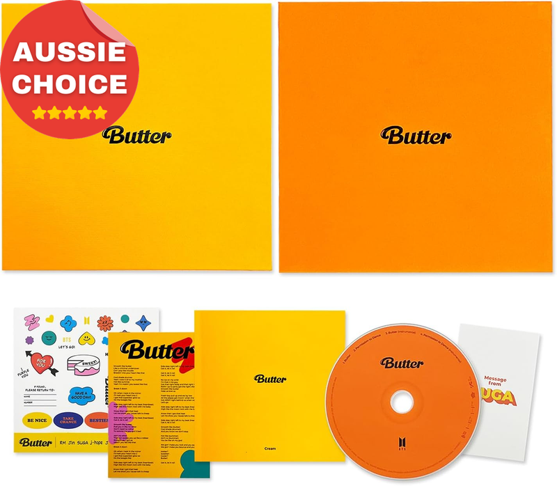 Butter Random Ver Photobook Lyrics Card Photocard Sticker CD K-POP Album
