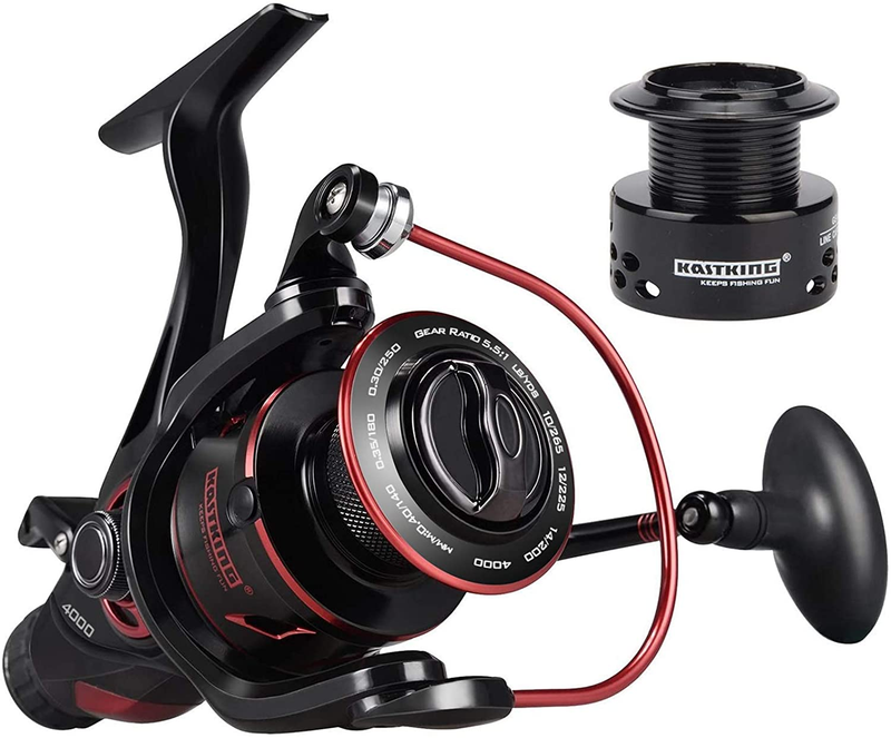 Sharky Baitfeeder III Spinning Reel Shielded Stainless Steel BB Carbon Fiber