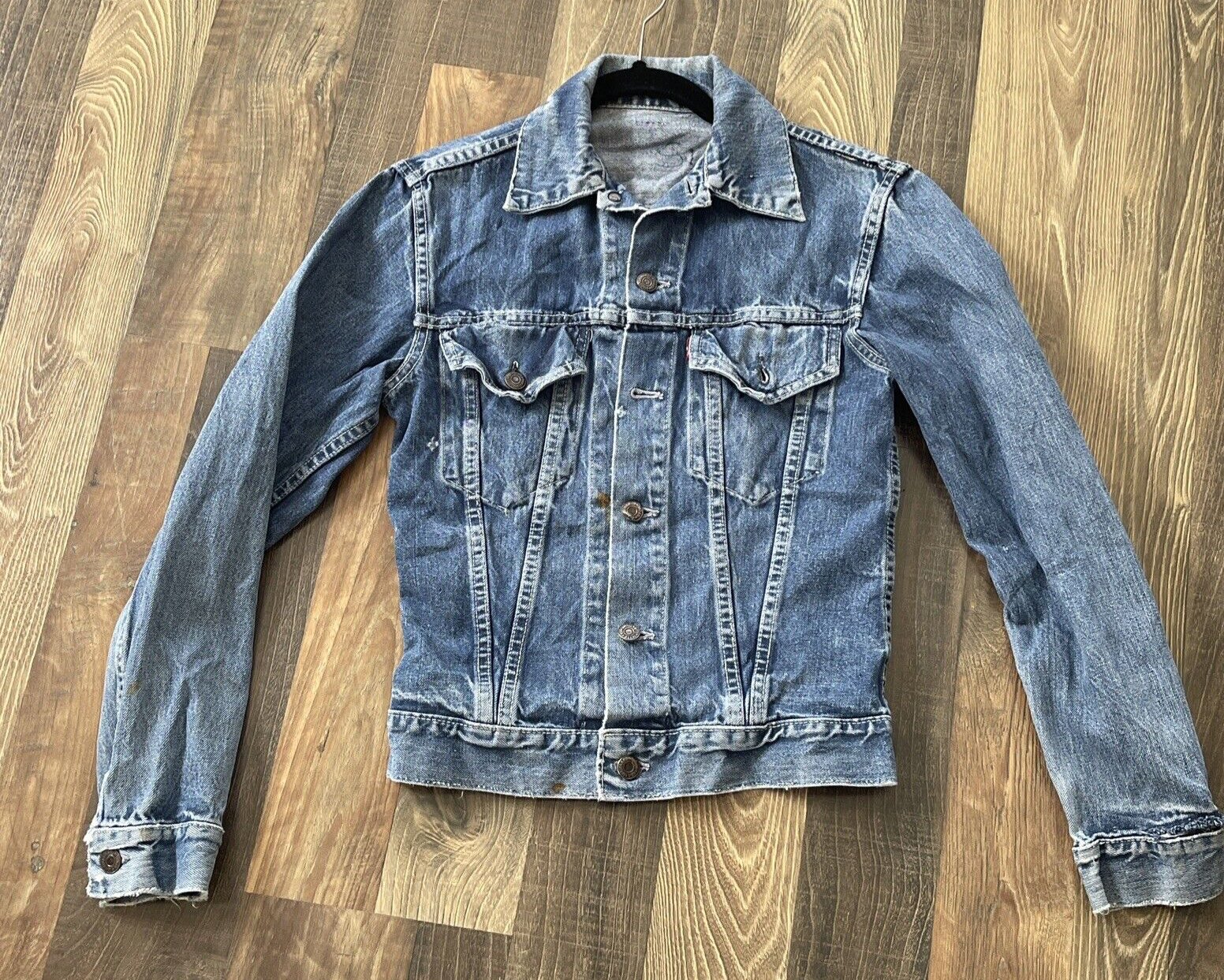 60's Levi's 558xx Type 3 Denim Trucker Jacket 557xx Big E 60's Levi's 558xx Type 3 Denim Trucker Jacket 557xx Big E