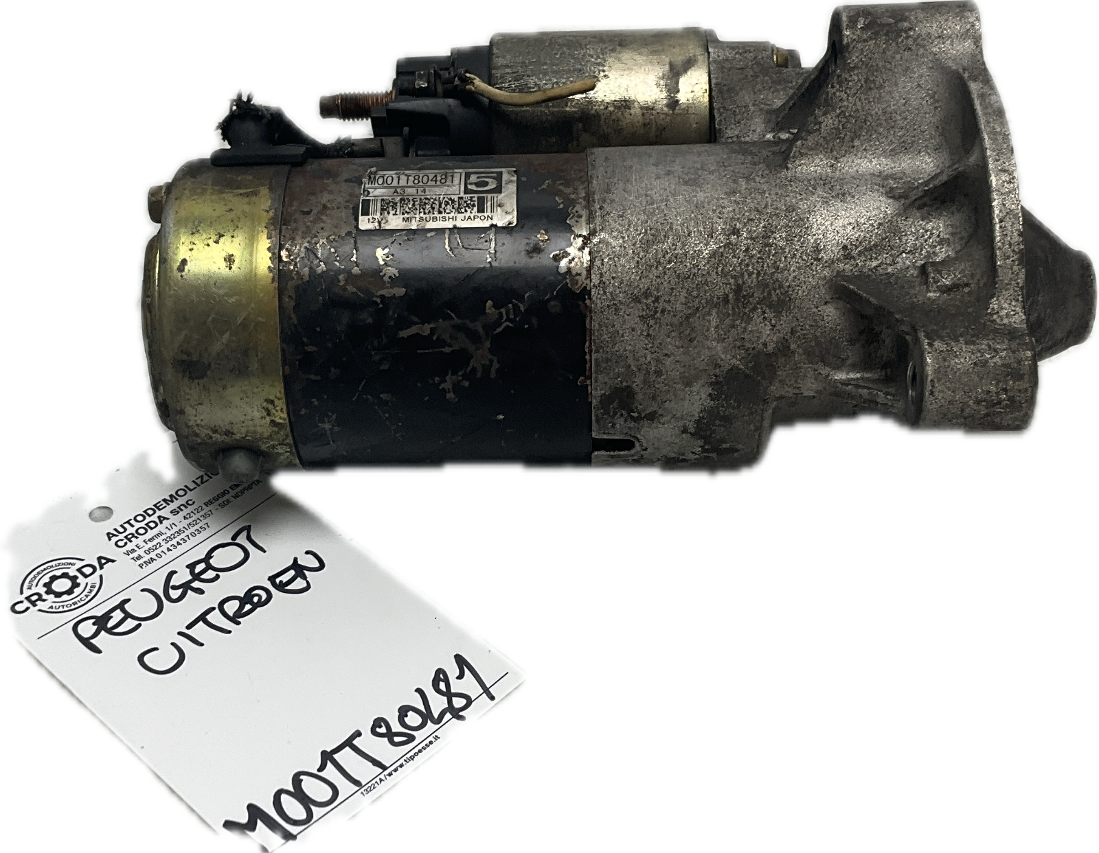 Motorino avviamento CITROEN C5 2002 M001T80481