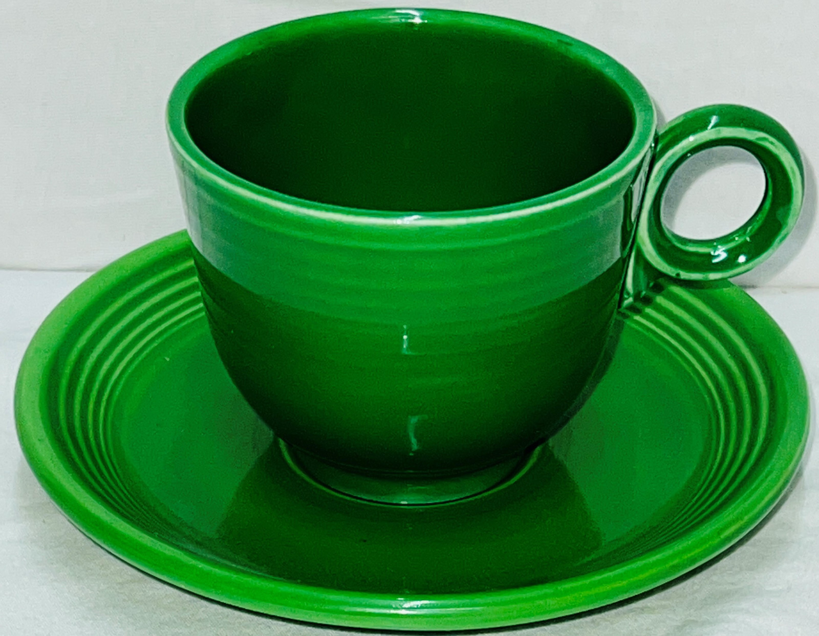 VINTAGE FIESTA MEDIUM GREEN C/S1959‐1969 Vintage FIESTA MEDIUM GREEN CUP & SAUCER | eBay