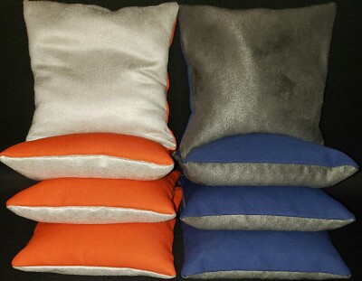 SET OF 8 DUAL SIDE SLICK & STICK STOP N GO ALL WEATHER CORNHOLE BAGS QUALITY!!