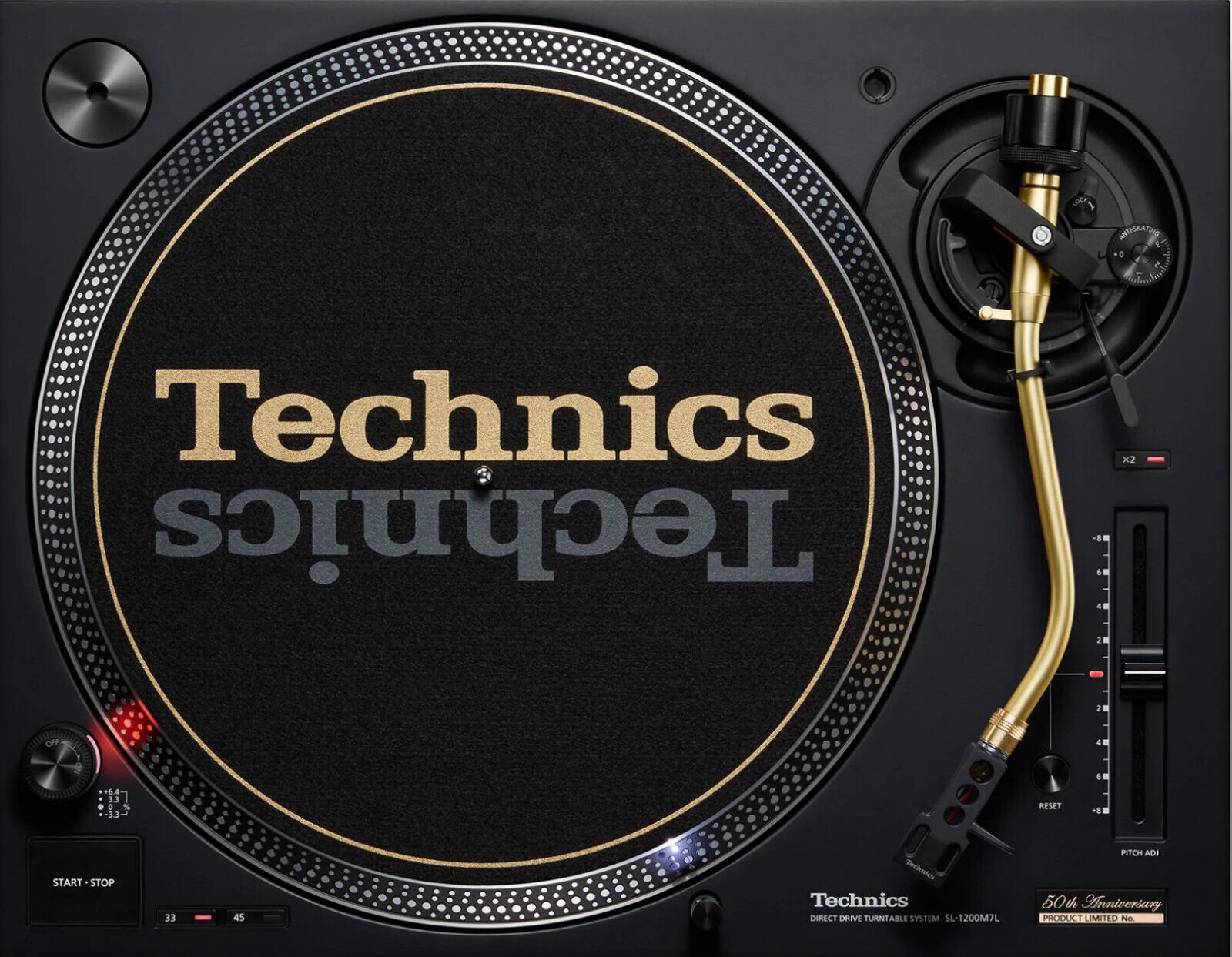 TECHNICS # 302 M7LPK 50th ANNIVERSARY SL-1200 TURNTABLE TECHNICS # 302 M7LPK 50th ANNIVERSARY SL-1200 TURNTABLE