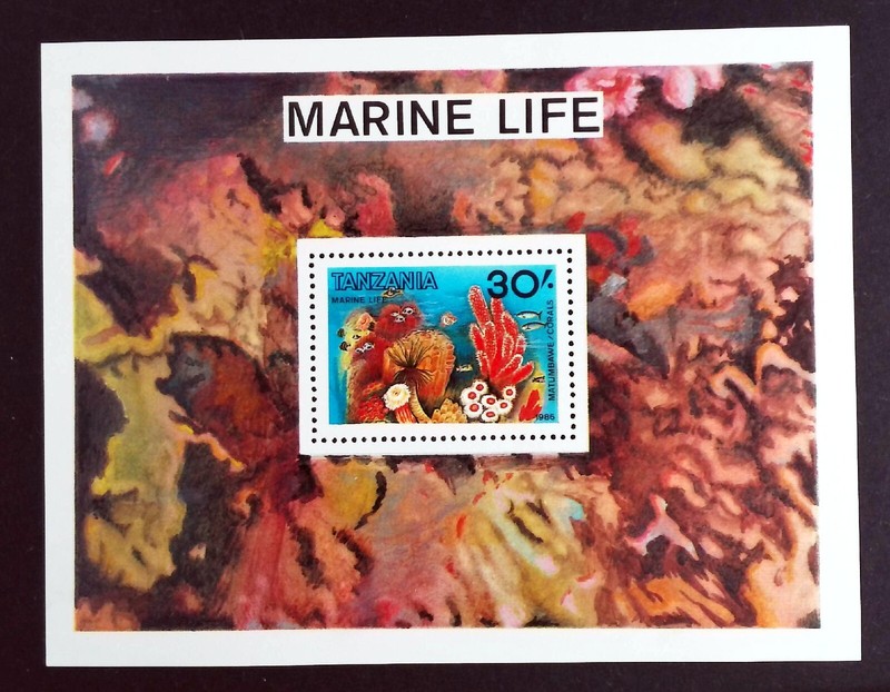Tanzanie 1986 Marine Life Neuf ** Mnh  M17a