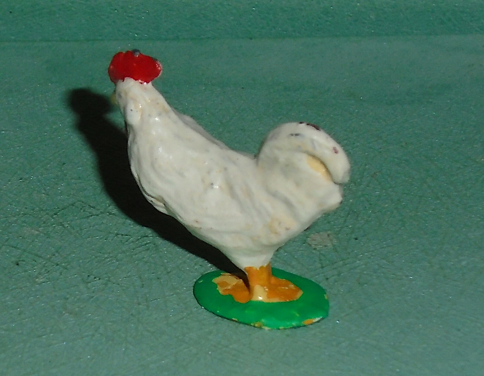 Vintage Lead Johillco (John Hill & Co) "Cockerel, White" NEAR MINT Free Ship
