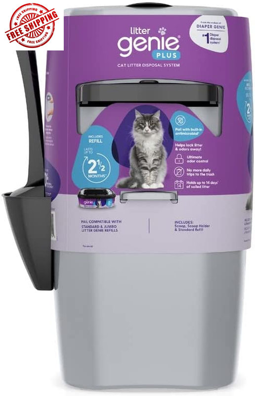 Waste Disposal Genie System for Odor Control cat small dog rabbit small animal