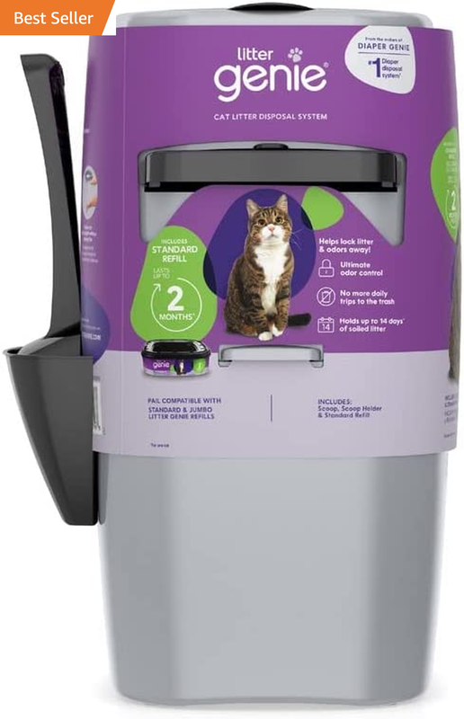Waste Disposal System Odor Control | Includes 1 Square Refill Bag