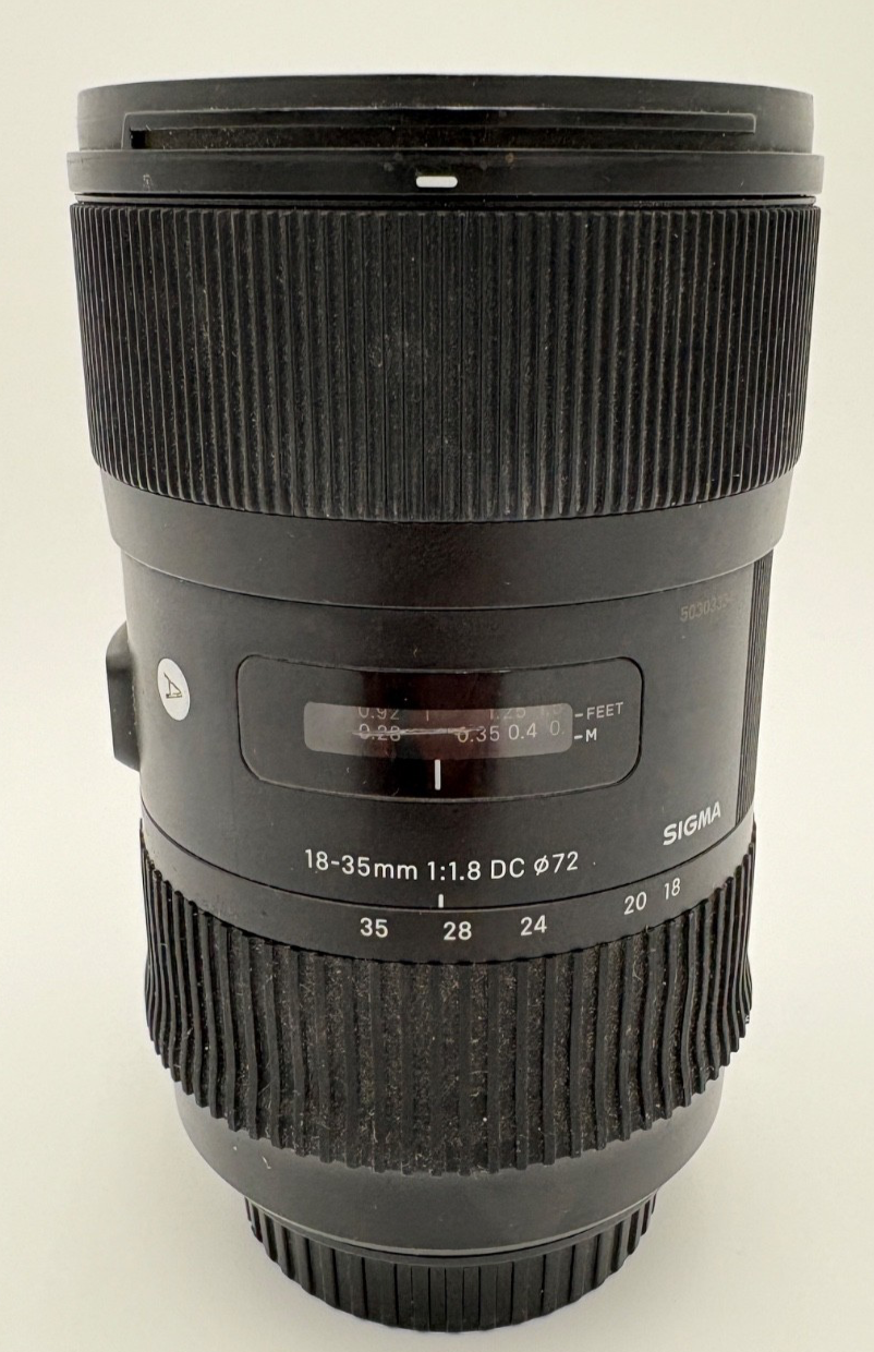 Sigma 18-35mm F/1.8 Lens For Canon EF (Read Description) | eBay