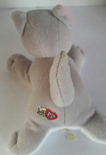 Tonka VINTAGE Pound Puppies PURRIES GRAY TABBY CAT KITTEN Plush STUFFED ANIMAL