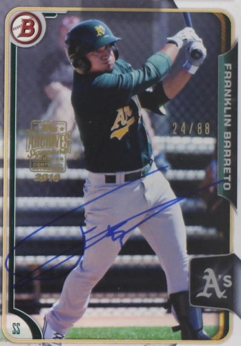 2019 Topps Archives Signature Series Active Player Edition Buybacks - Franklin Barreto #15BD-184