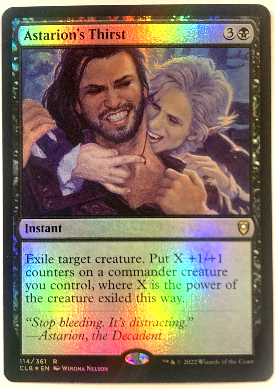 MTG Astarion's Thirst FOIL* Commander Legends: Battle for