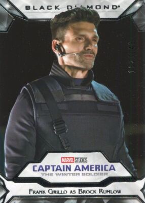 MARVEL　allure サインカード　brock rumlow 2022 UD Marvel Allure Frank Grillo as Brock Rumlow #130 HS