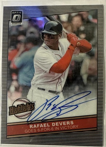 2020 Panini Donruss Optic - Rafael Devers #HS-RD