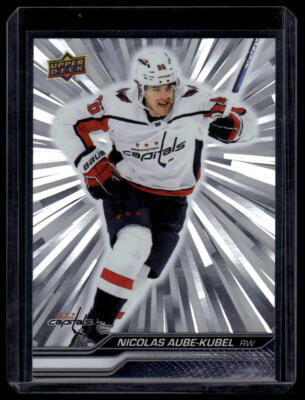 Nicolas Aube-Kubel 2023-24 Upper Deck Outburst Silver #439 Washington Capitals