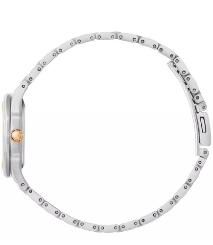 Pre-owned Citizen Corso Eco-drive Women's Diamond Accent Two-tone Watch 28mm Ew2584-53l