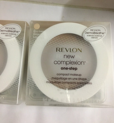 LOT OF 3 - Revlon New Complexion One Step Makeup- IVORY BEIGE #01 -Sealed- NEW