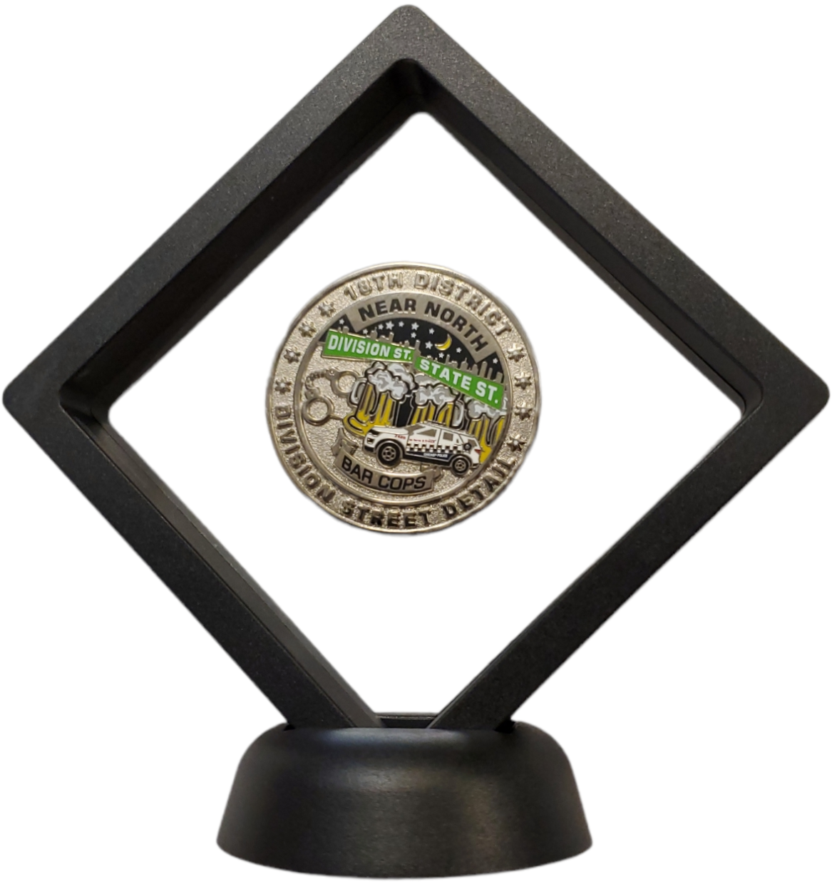 Chicago Police 18th District Challenge Coin with PVC Pouch