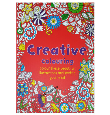 ADULT ANTI-STRESS COLOURING BOOK MIND RELAXING BOOKS  Colour Therapy ALL AGES