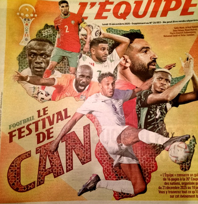 L'EQUIPE 15 décembre  2025 - Spécial CAN Coupe d'Afrique ; OM 1-0 ASM miracle !