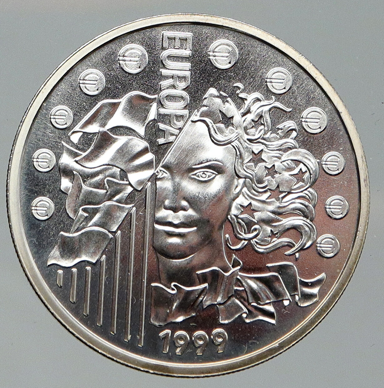 EUROPAユーロ導入記念コイン1999年発行Monnaie de Paris製 EUROPAユーロ導入記念コイン1999年発行Monnaie de Paris製