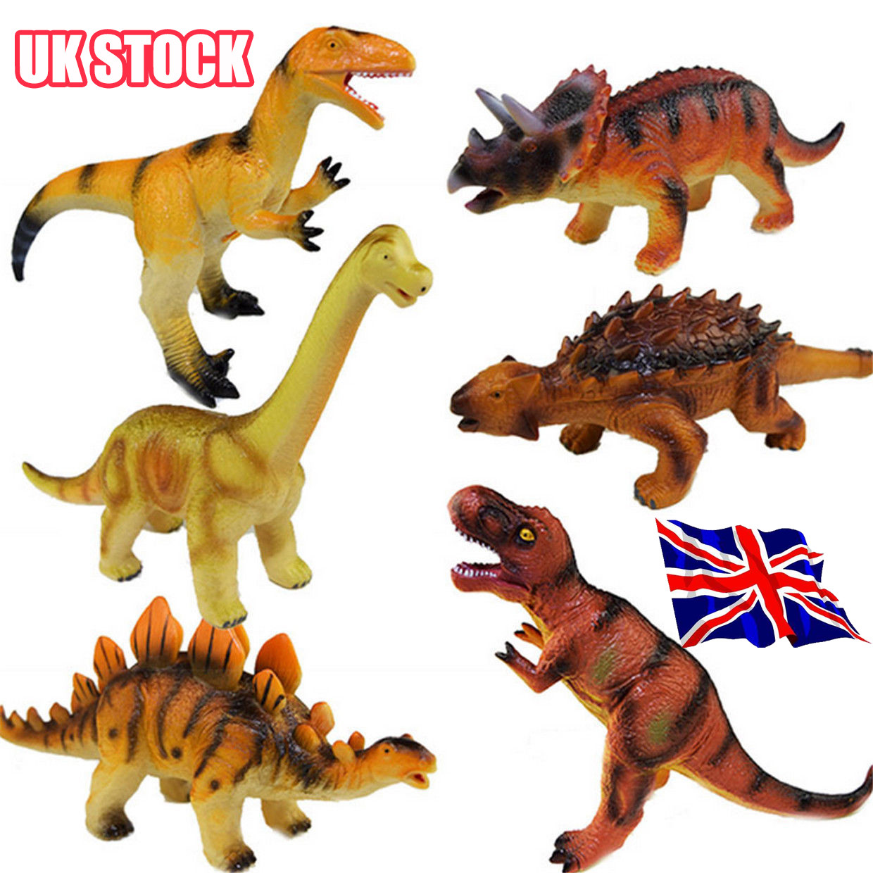 soft foam rubber stuffed dinosaur