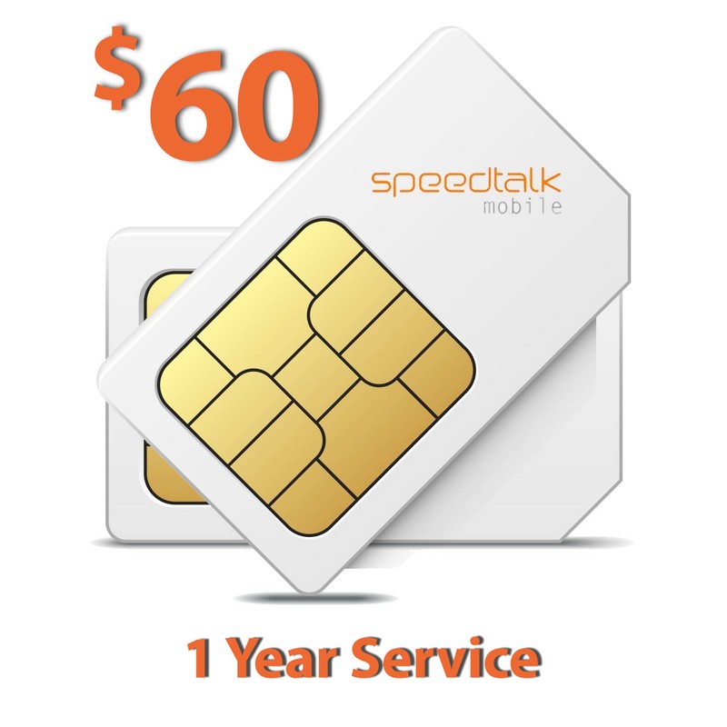 SpeedTalk SIM Card for GPS Trackers 5G 4G Pet Senior