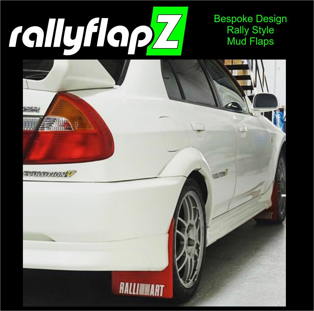RALLY FLAPS | MITSUBISHI LANCER EVOLUTION 5 & 6 RALLY FLAPS | MITSUBISHI LANCER EVOLUTION 5 & 6