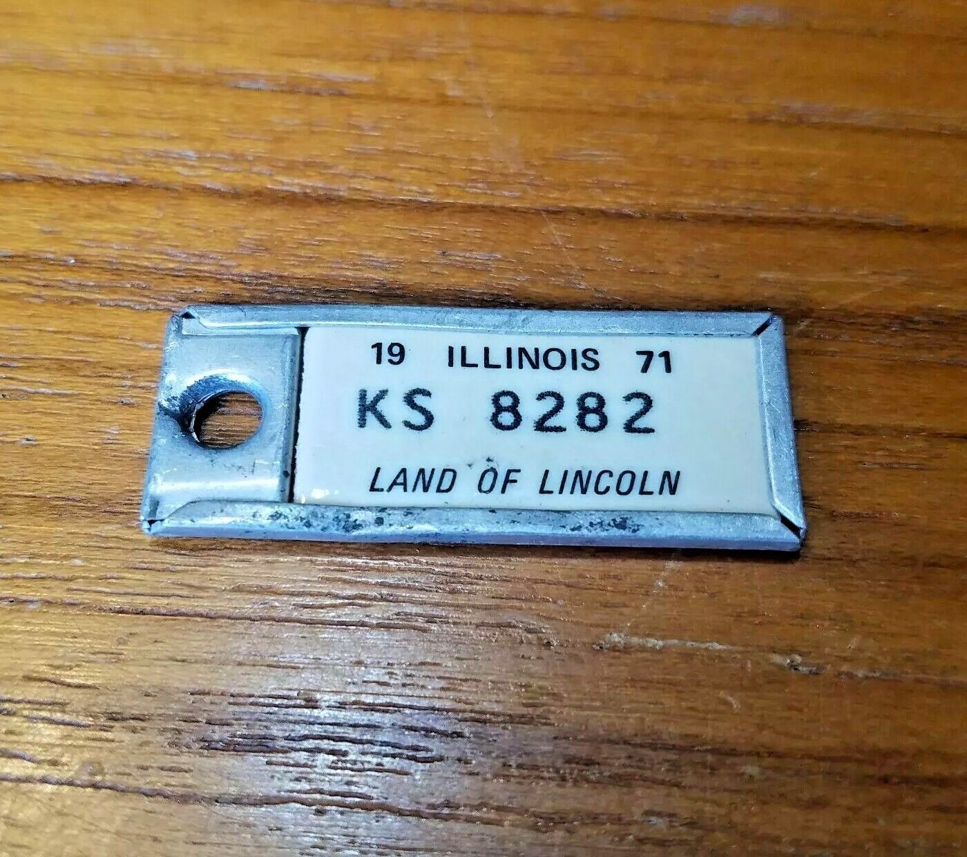 Illinois (DAV) Disabled American Veterans License Plate Tag Ke...