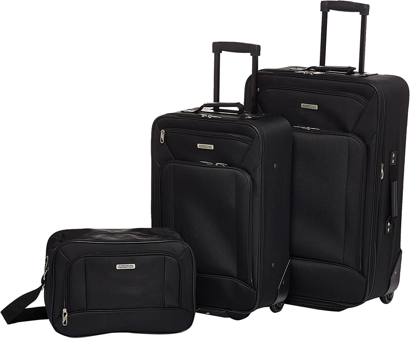 Fieldbrook XLT Softside Upright Luggage, Telescoping Handle,
