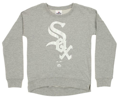 Молодежные девушки MLB 7–16 лет Chicago White Sox танцуют в пуловере Dugout Crew