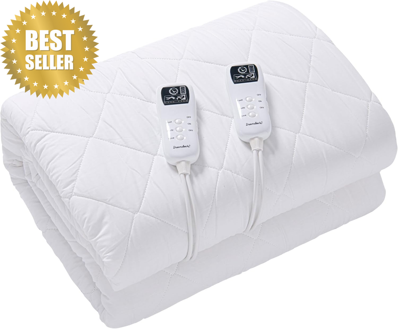 Healthguard Cotton Cover Quilted Multizone Electric Blanket Queen - Hypoallergen