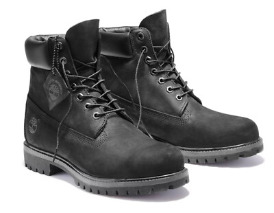 timberland boots in black