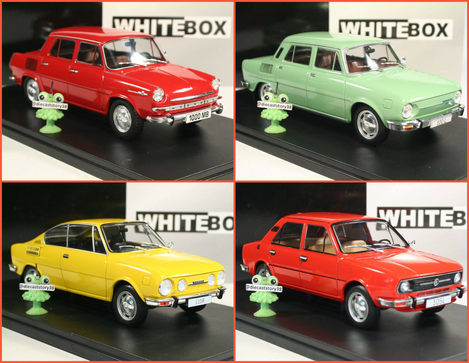 Abrex Škoda 110L 限定版 1:43 シュコダミニカー世界100台 Abrex Škoda 110L 限定版 1:43 シュコダミニカー世界100台