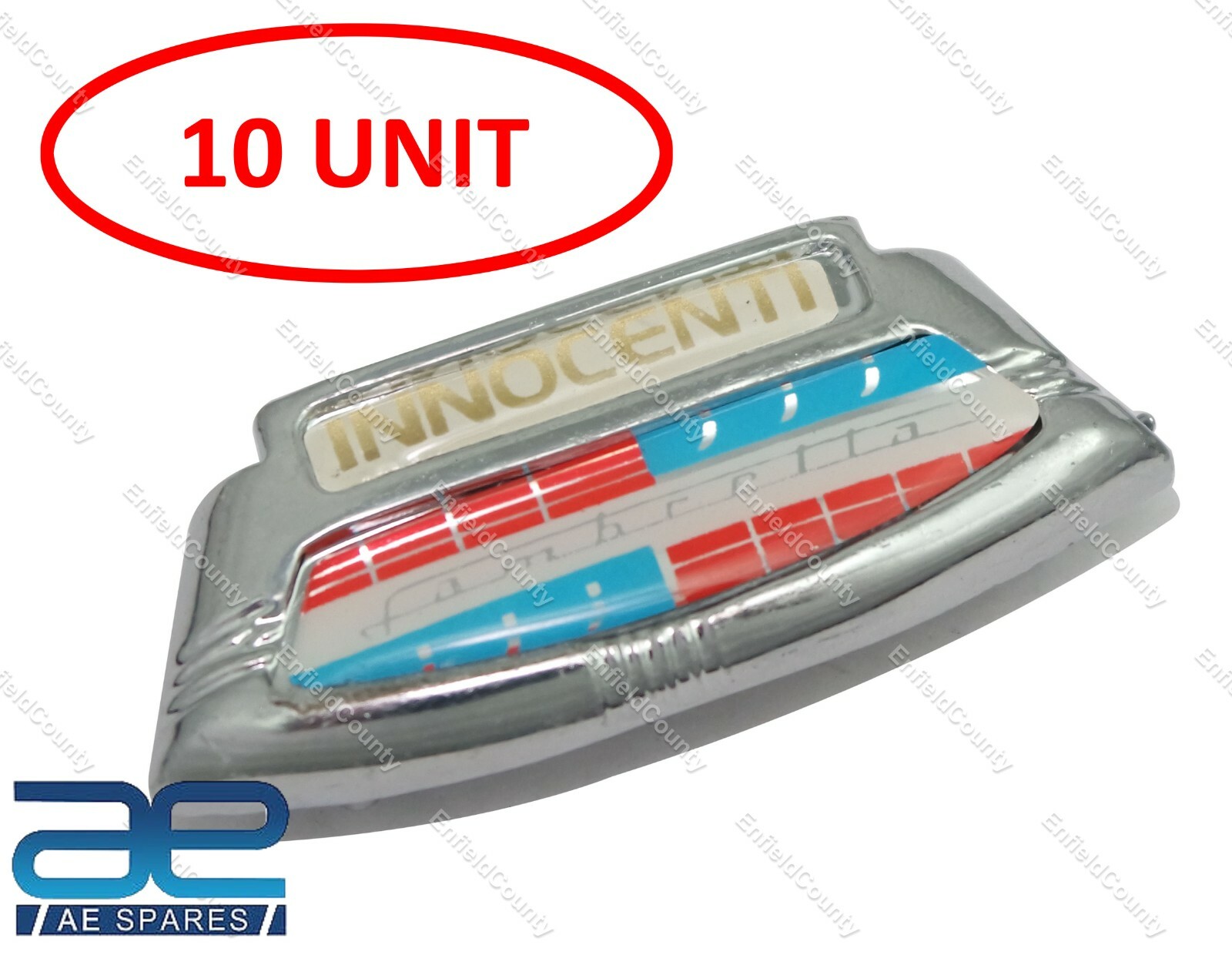 Lambretta Horn cast Innocenti Badge 10 Unit For SX 200 LI TV SERIES 2 & 3  