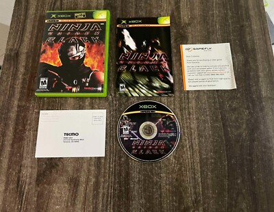 Ninja Gaiden Black (Microsoft Xbox, 2005) COMPLETE! Tested & Working!