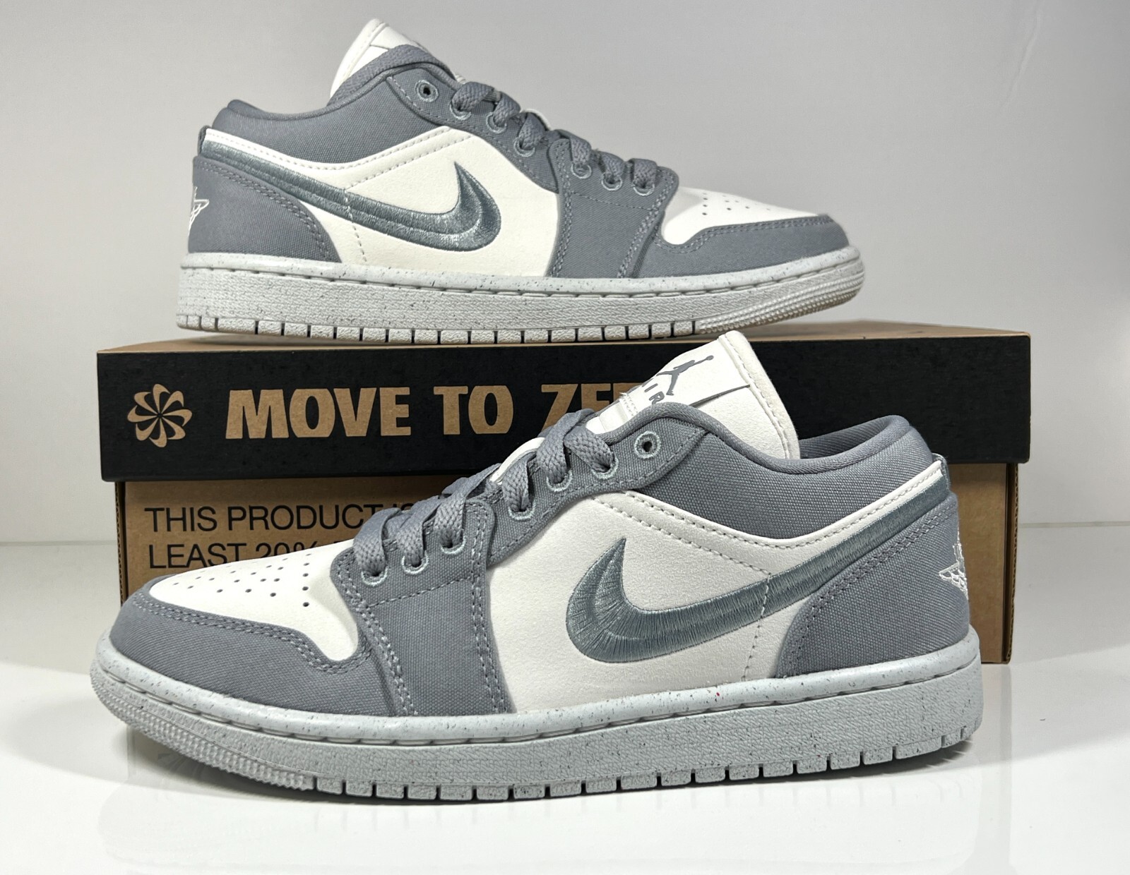 Nike Air Jordan 1 Low SE Light Steel Grey White Sail DV0426 Nike Air Jordan 1 Low SE Light Steel Grey White Sail DV0426