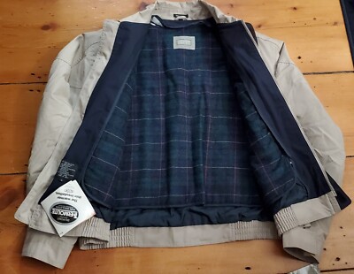 NEW Vintage Christopher Hayes Jacket with Zip-out Liner Velco Closure Large