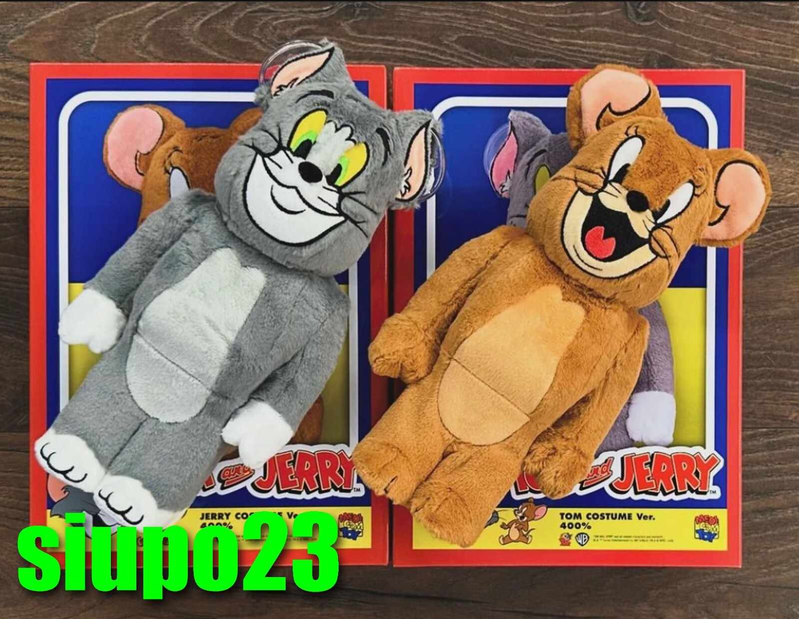 その他 MEDICOM TOY - be@rbrick TOM COSTUME Ver. 400% Medicom Tom and Jerry - Tom Costume 400% Bearbrick Figure gray